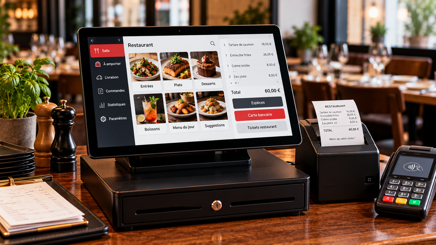 Logiciel de caisse restaurant : conformité, TVA et choix en 2026